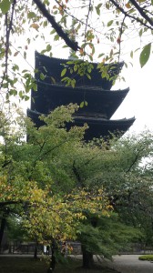 Five-story pagoda in To-ji, Kyoto.